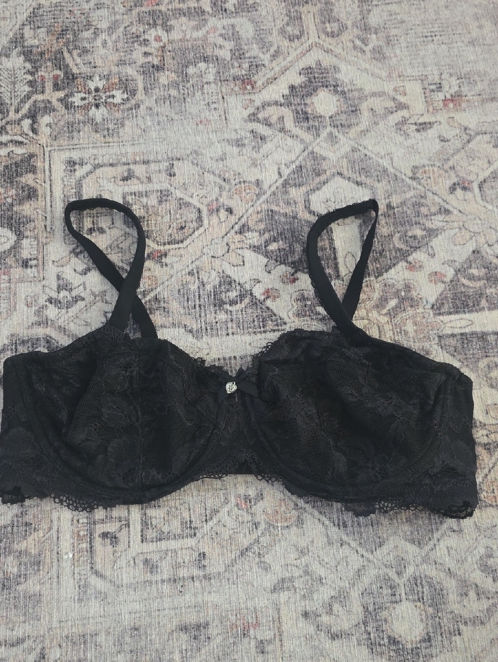Victoria's Secret Black Lace Underwire Bra